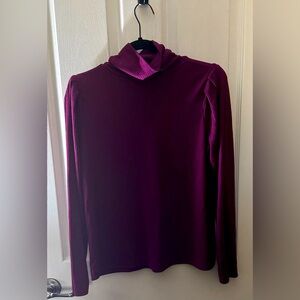 Loft turtleneck puff sleeve, large